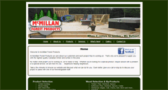 Desktop Screenshot of mcmillanforestproducts.com